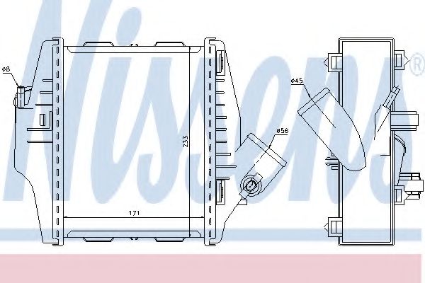 Imagine Intercooler, compresor NISSENS 96579