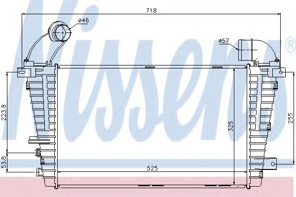 Imagine Intercooler, compresor NISSENS 96590