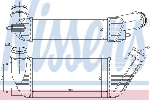 Imagine Intercooler, compresor NISSENS 96609