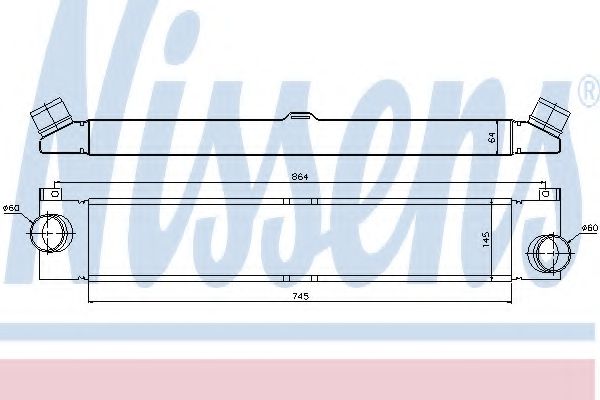 Imagine Intercooler, compresor NISSENS 96623