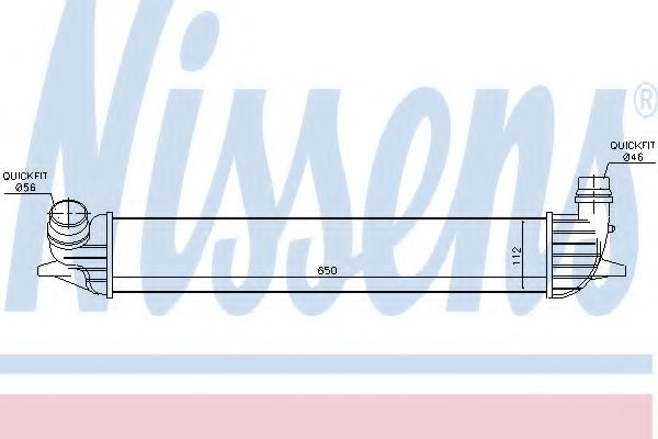 Imagine Intercooler, compresor NISSENS 96625