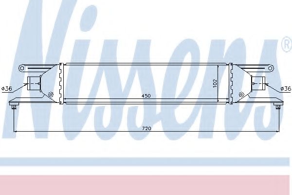 Imagine Intercooler, compresor NISSENS 96631