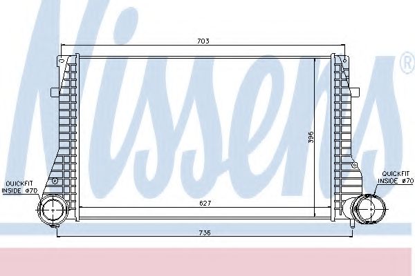 Imagine Intercooler, compresor NISSENS 96633