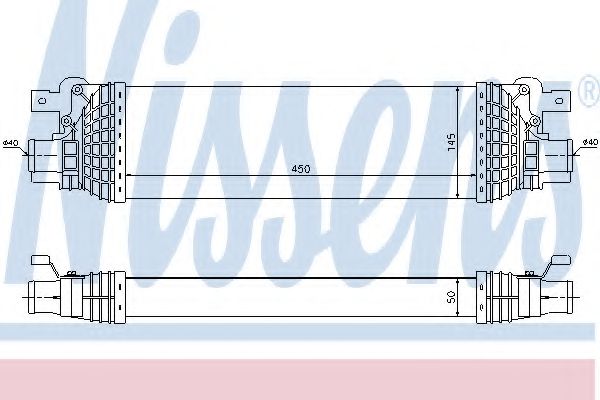 Imagine Intercooler, compresor NISSENS 96643