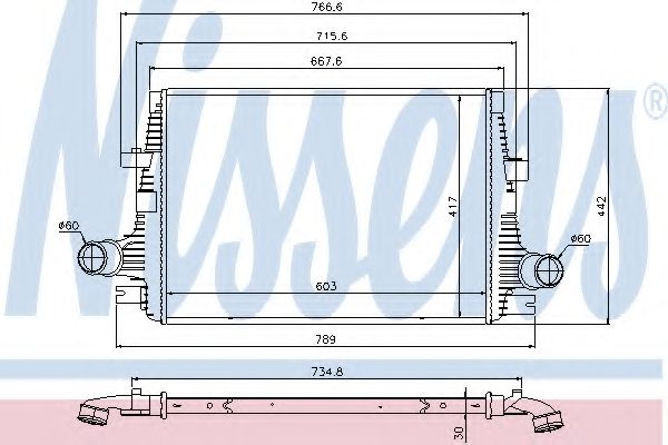 Imagine Intercooler, compresor NISSENS 96644