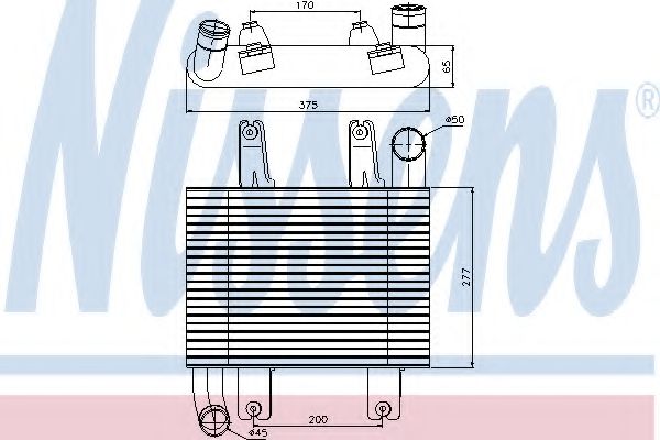 Imagine Intercooler, compresor NISSENS 96660