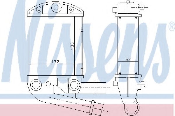 Imagine Intercooler, compresor NISSENS 96673