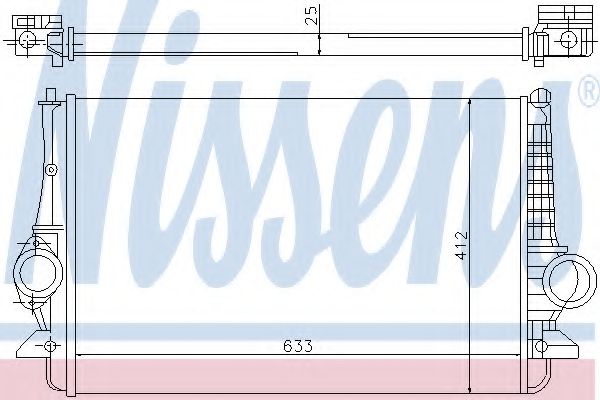 Imagine Intercooler, compresor NISSENS 96692