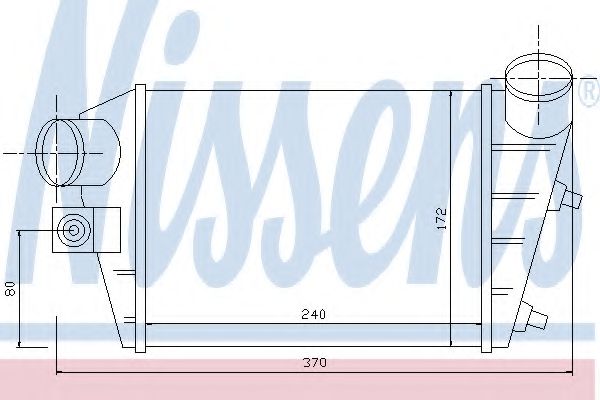 Imagine Intercooler, compresor NISSENS 96698