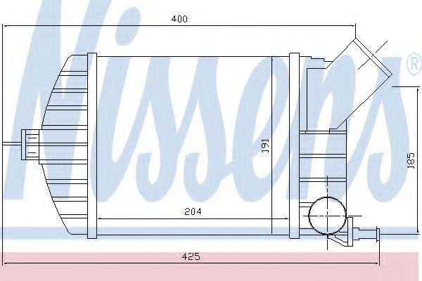 Imagine Intercooler, compresor NISSENS 96704