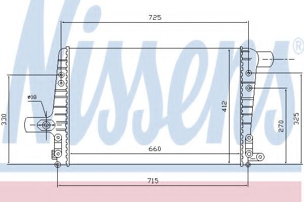 Imagine Intercooler, compresor NISSENS 96706