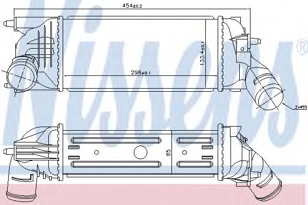 Imagine Intercooler, compresor NISSENS 96719