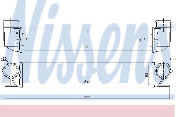 Imagine Intercooler, compresor NISSENS 96726