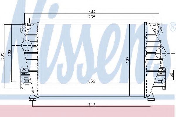 Imagine Intercooler, compresor NISSENS 96734