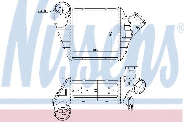 Imagine Intercooler, compresor NISSENS 96759