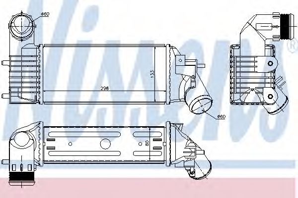 Imagine Intercooler, compresor NISSENS 96765