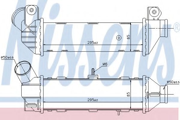 Imagine Intercooler, compresor NISSENS 96769