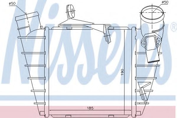 Imagine Intercooler, compresor NISSENS 96770