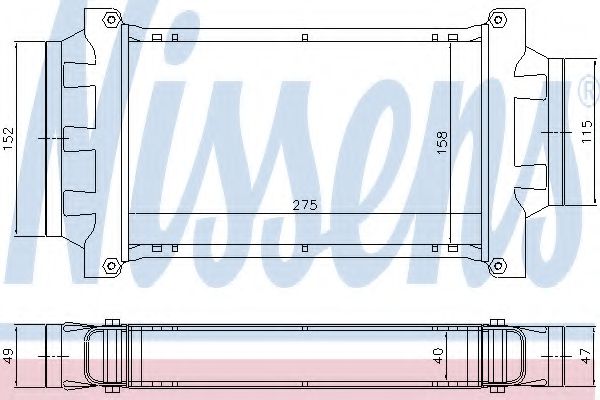 Imagine Intercooler, compresor NISSENS 96777