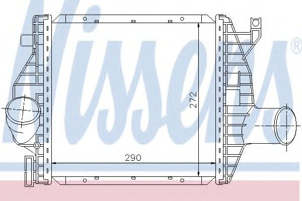 Imagine Intercooler, compresor NISSENS 96843