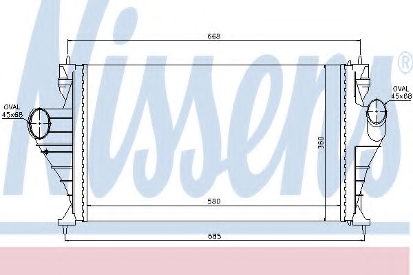 Imagine Intercooler, compresor NISSENS 96850