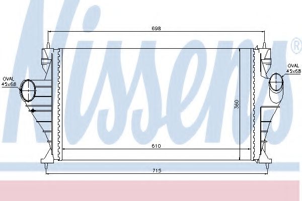 Imagine Intercooler, compresor NISSENS 96853