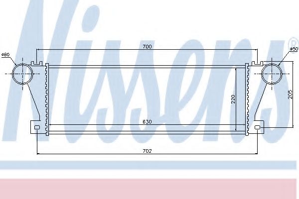 Imagine Intercooler, compresor NISSENS 96857