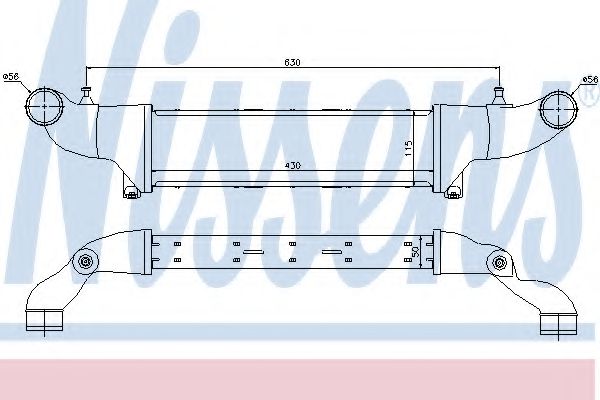 Imagine Intercooler, compresor NISSENS 96859