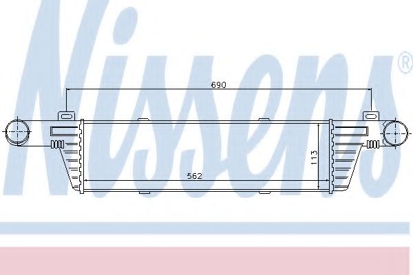 Imagine Intercooler, compresor NISSENS 96860