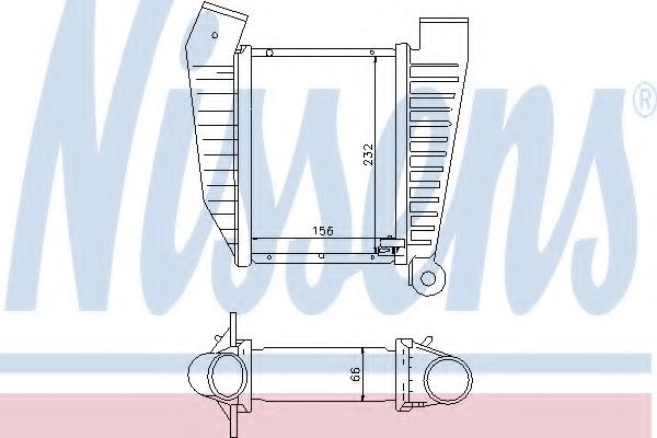 Imagine Intercooler, compresor NISSENS 96864