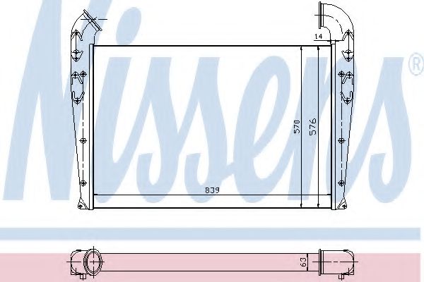 Imagine Intercooler, compresor NISSENS 96992