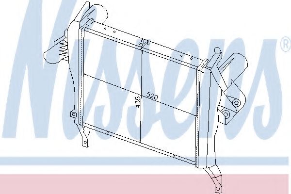 Imagine Intercooler, compresor NISSENS 97032