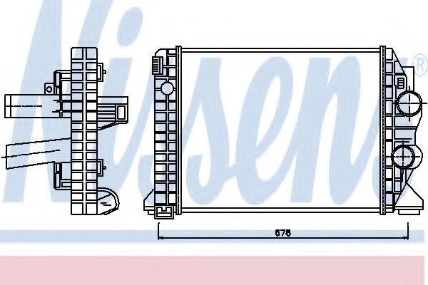 Imagine Intercooler, compresor NISSENS 97033