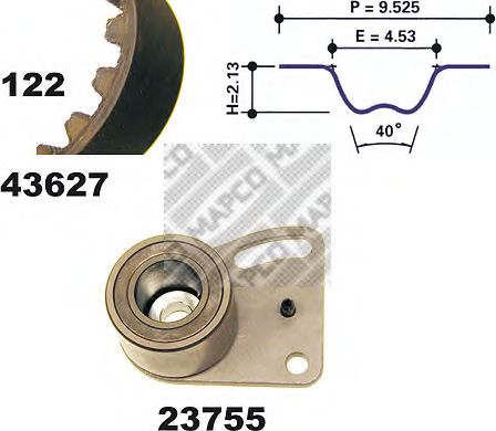 Imagine Set curea de distributie MAPCO 23627