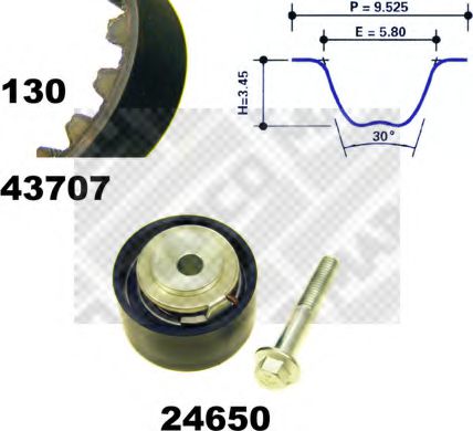 Imagine Set curea de distributie MAPCO 23631