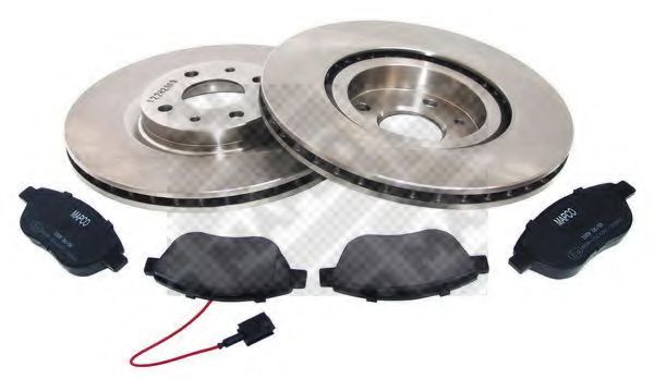Set frana, frana disc MAPCO 47013