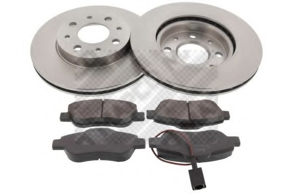 Set frana, frana disc MAPCO 47019
