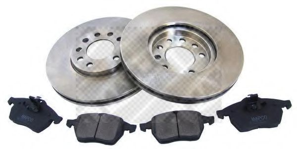 Set frana, frana disc MAPCO 47757