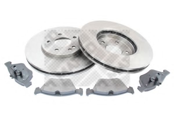 Set frana, frana disc MAPCO 47808