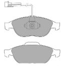 Imagine set placute frana,frana disc MAPCO 6470