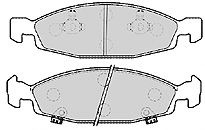 Imagine set placute frana,frana disc MAPCO 6578