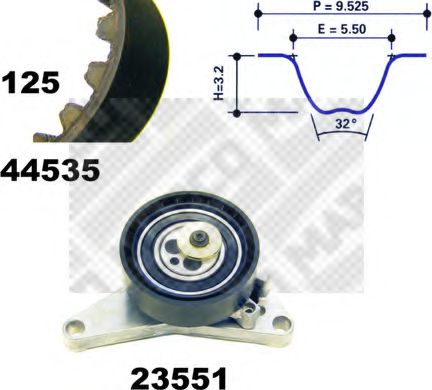 Imagine Set curea de distributie MAPCO 73535