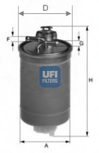 Imagine filtru combustibil UFI 24.003.00