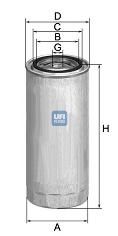 Imagine filtru combustibil UFI 24.326.00