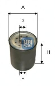 Imagine filtru combustibil UFI 24.331.00