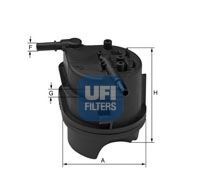 Imagine filtru combustibil UFI 24.343.00