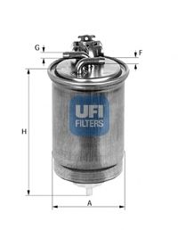 Imagine filtru combustibil UFI 24.365.01