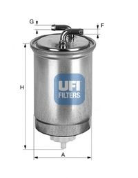 Imagine filtru combustibil UFI 24.382.00