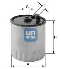Imagine filtru combustibil UFI 24.429.00