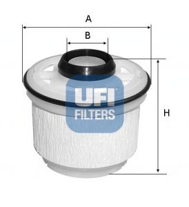 Imagine filtru combustibil UFI 26.045.00